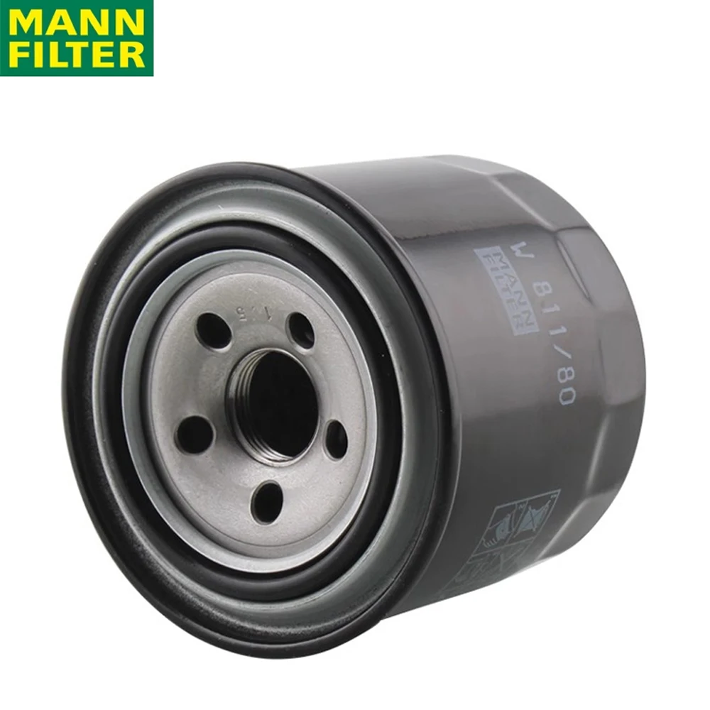 

MANN FILTER W811/80 Oil Filter For GENESIS HYUNDAI KIA MITSUBISHI SUBARU With Anti-drain Valve 15208-AA020