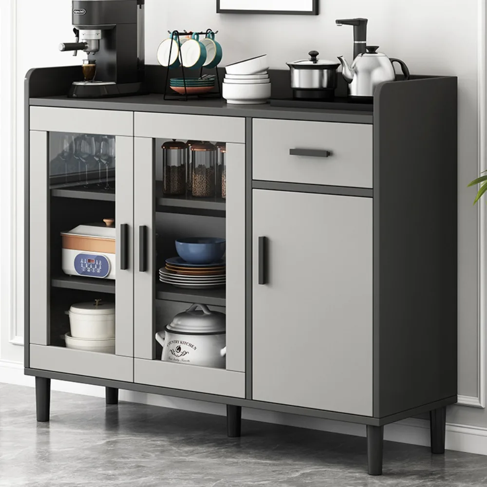 Dining side Modern simple light luxury cabinet Locker Kitchen cupboard Storage cabinet Household wine cabinet