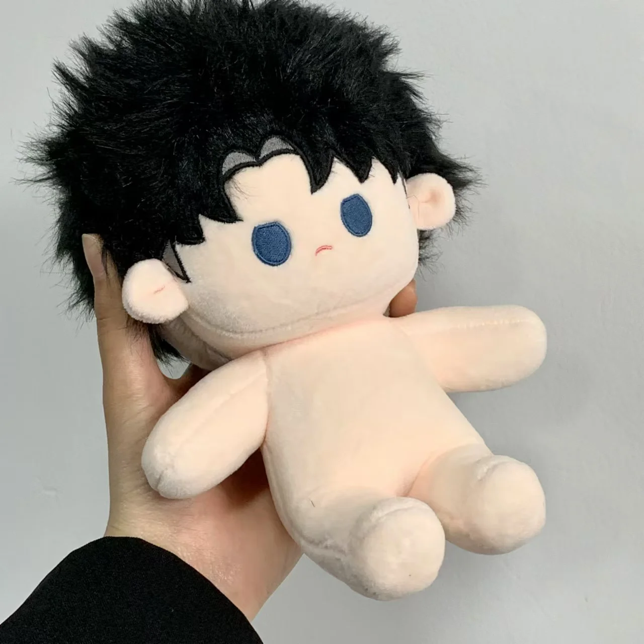 Shingeki No Kyojin/Attack on Titan Levi Ackerman Cosplay Cartoon 20cm Cotton Doll Maumet Furry Naked Baby Costume Change Figures