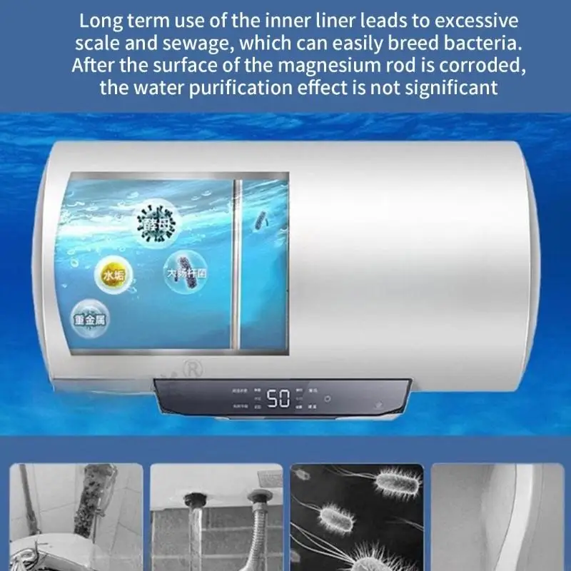 Anode Rod 16x200mm Water Heater Suitable for Preventing Scale Buildup in Electric Water Heaters