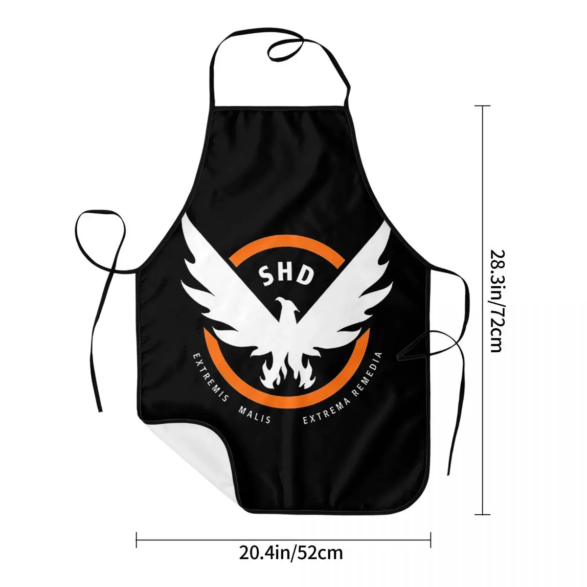 Game Tom Clancys The Division SHD Seal Apron Chef Cooking Tablier Bib Kitchen Cleaning Pinafore for Women Men Painting view 2