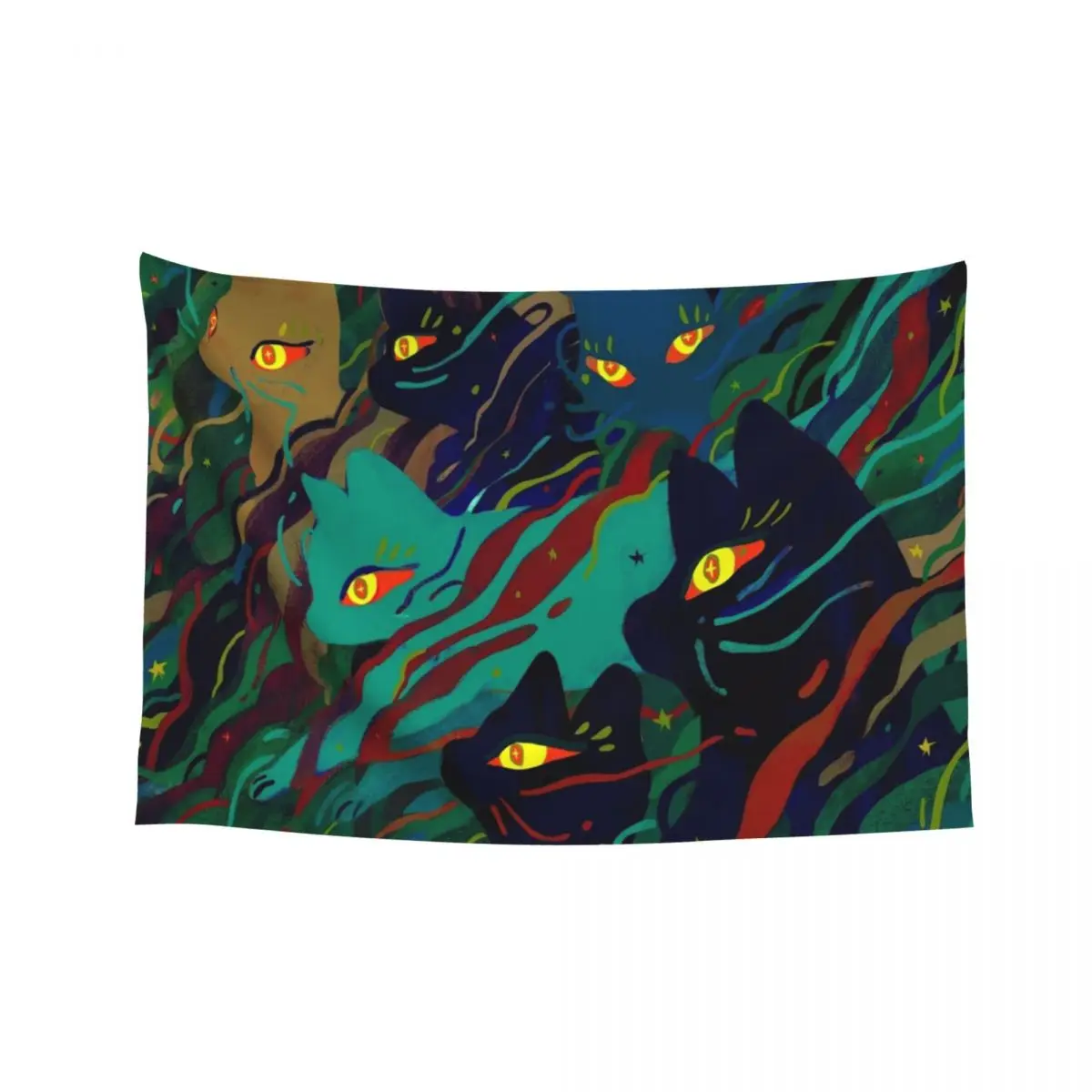 

Caterwauling Tapestry Hanging Wall Decorative Wall Cute Room Things Tapestry