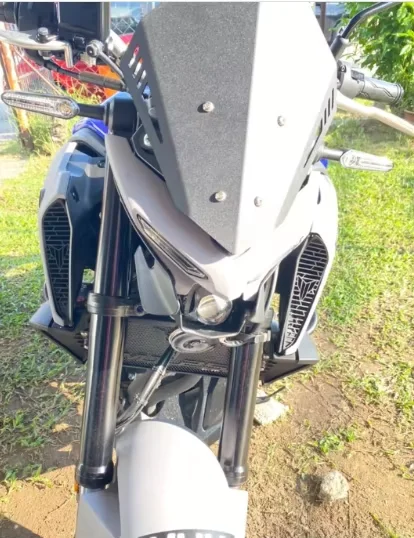 Aluminum Alloy Air Intake Filter Guard Modified Dustproof Protective Mesh for Yamaha MT-15 2019-2025 Motorcycle Accessories