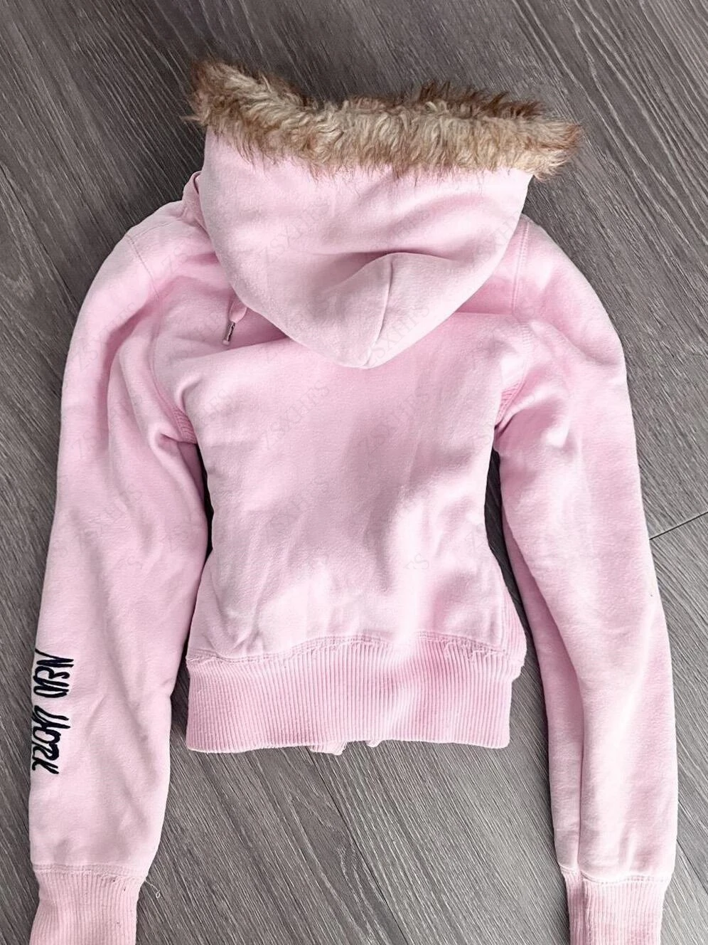 Rosa Mädchen Y2K Zipper Hoodie Harajuku Lose Brief 2025, Neue Winter Herbst Kleidung Gothic Sweatshirt High Street Übergroßen Hoody