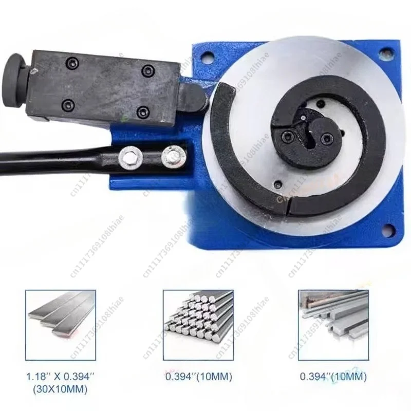 Manual Spiral Metal Bender - 3-Scroll Universal Bender for Steel/Iron (Metal Production Tool)​