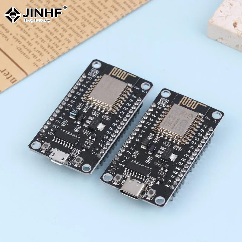 NodeMCU ESP8266 Development Board met 0,96 inch OLED-display CH340G ESP-12F WiFi-module TYPE-C USB voor Arduino/Micropython