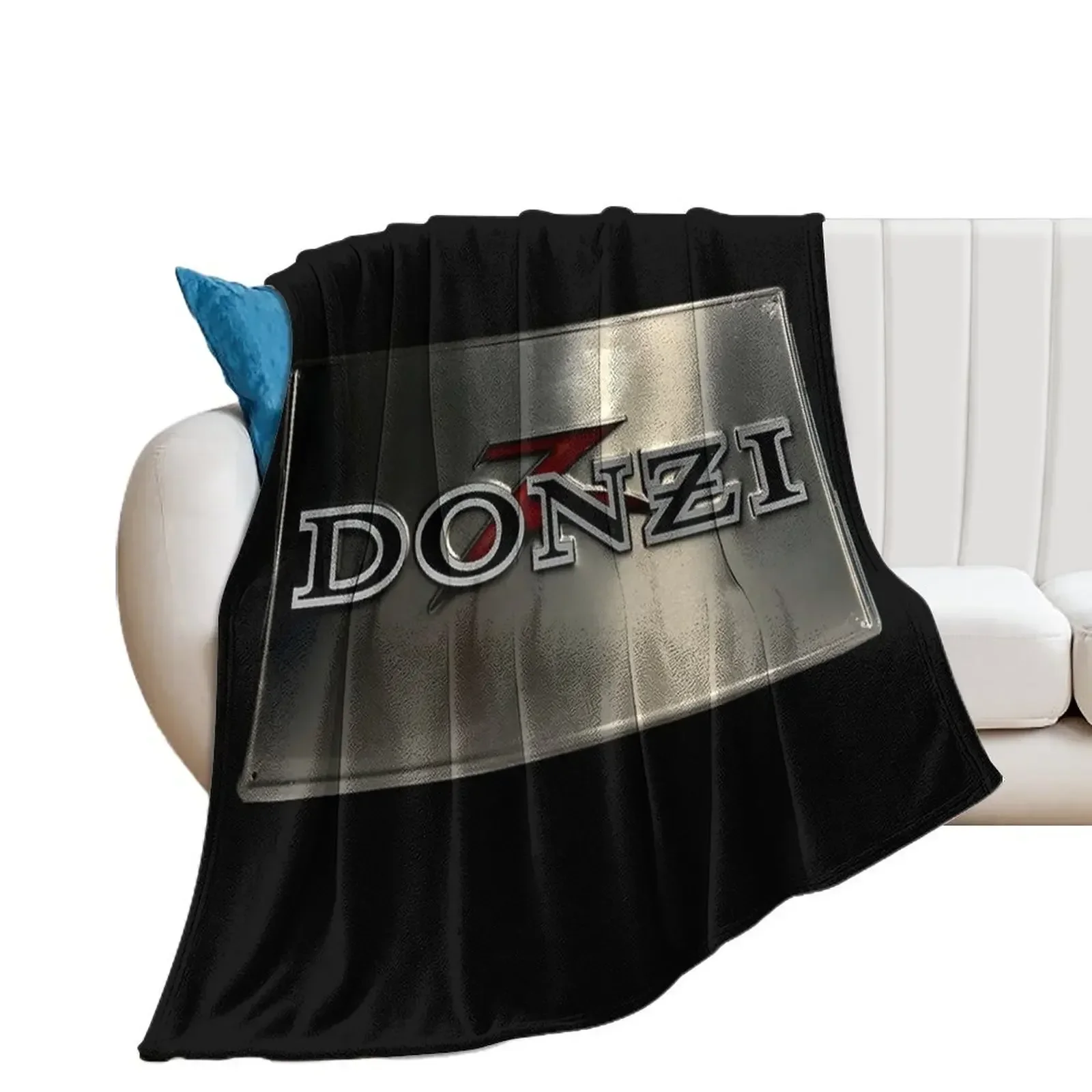 Donzi Boats Metal Plate Throw Blanket For Decorative Sofa Thins Kid'S Blankets