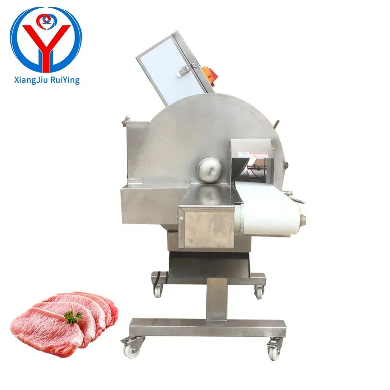 Automatic Frozen Bacon Meat Sausage Steak Cheese Ham Slicer Slicing Machine