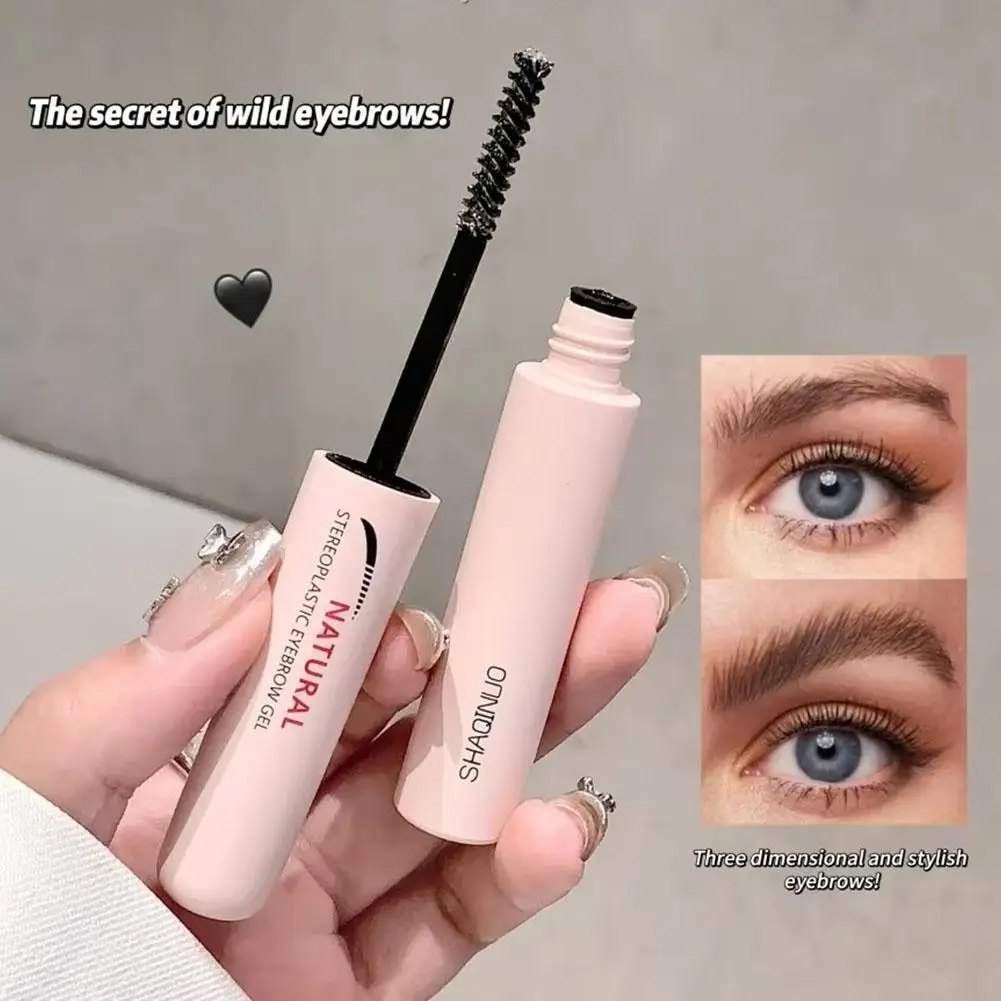 1Pc Double Head Eyebrow Gel Styling Liquid Fixed Gel Waterproof Sweat-proof Eyebrow Repair Makeup Gel For Eyebrows