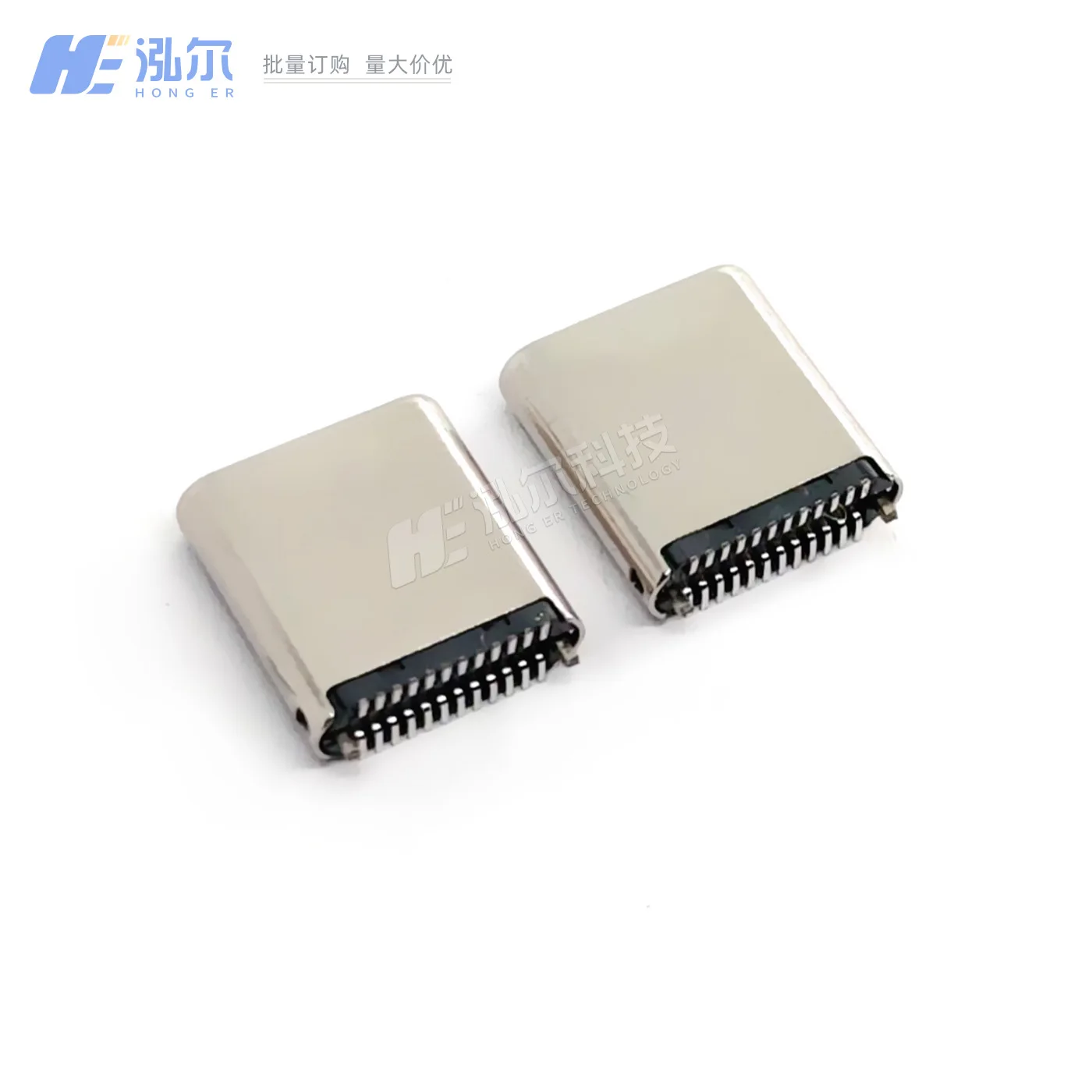 For USB 3.1 Type-C male vertical sticker 24Pin short body 8.8mm 24P double row vertical SMT plug male seat