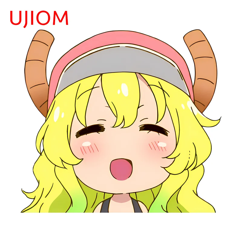 UJIOM-pegatina de pared de dibujos animados Lucoa, Peeker, gráficos artísticos creativos llamativos, calcomanía de vinilo, papel tapiz adhesivo, decoración del hogar