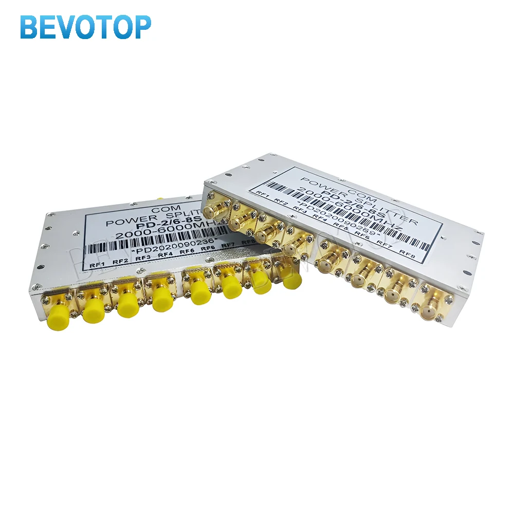 BEVOTOP SMA Microstrip Power Splitter One Point Eight 2.4G 5.8G 2.0GHZ-6.0GHz SMA RF Combiner WIFI 10W RF Power Splitter