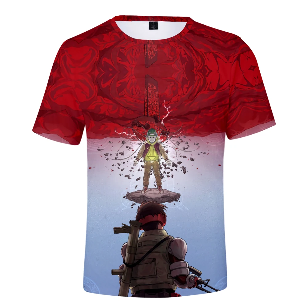

2026 Spriggan Anime Tshirt Crewneck Short Sleeve Women Men T-shirt Free Shipping Casual Style Harajuku Streetwear 3D Clothes
