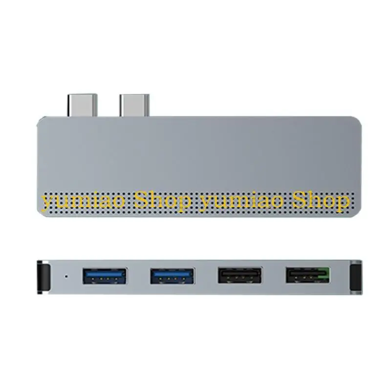 

Док-станция Rocketek Type-C 587B, концентратор Usb3.0 2.0, 5 Гбит/с, док-станция-конвертер для