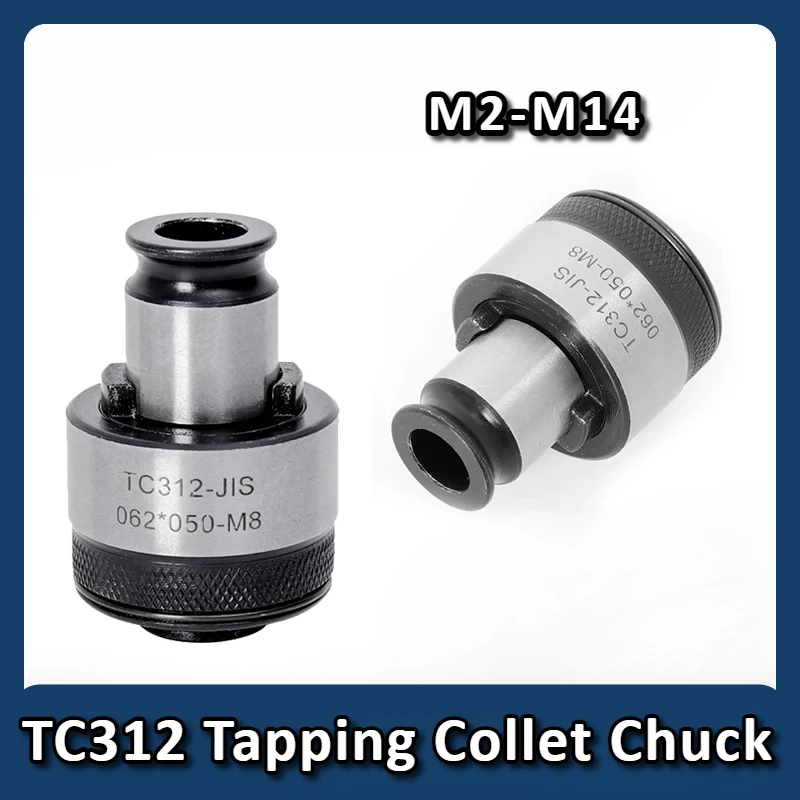 TC312 Tapping Collet Chuck M4 M6 M8 M10 M12 M14 M16 M18 M20 Tapping Chuck Telescopic Tool Holder ISO DIN JIS Overload