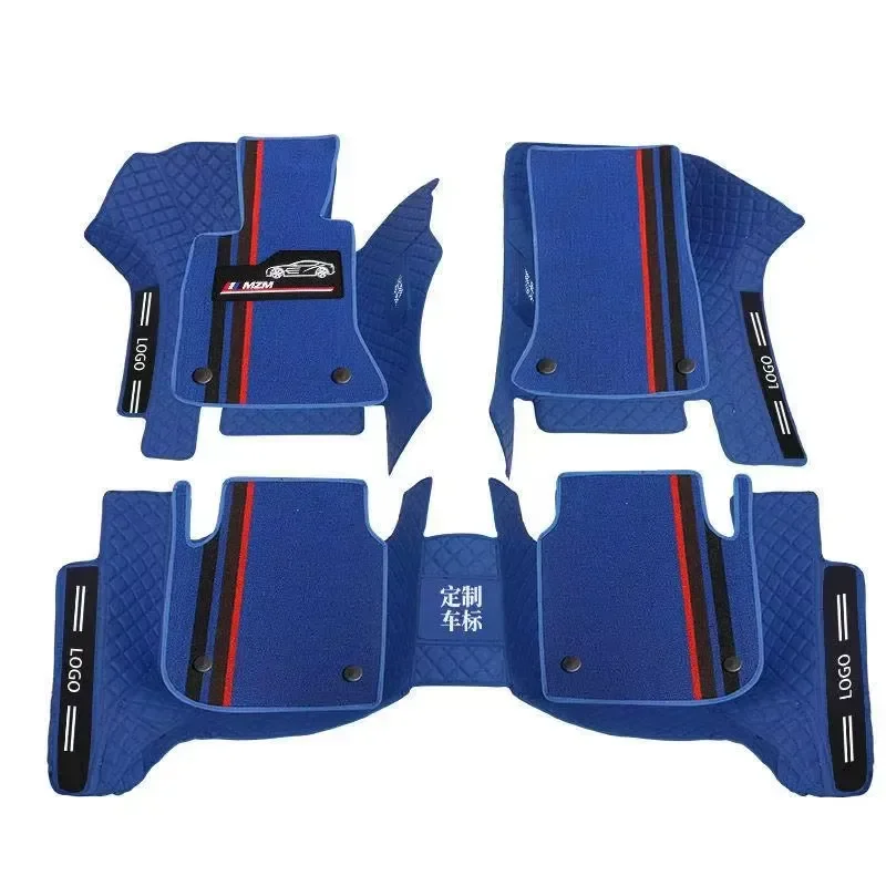for Hyundai Deluxe 3D 5D Non-slip Waterproof Leather Car Carpet Set for Premium Front Floor Mat