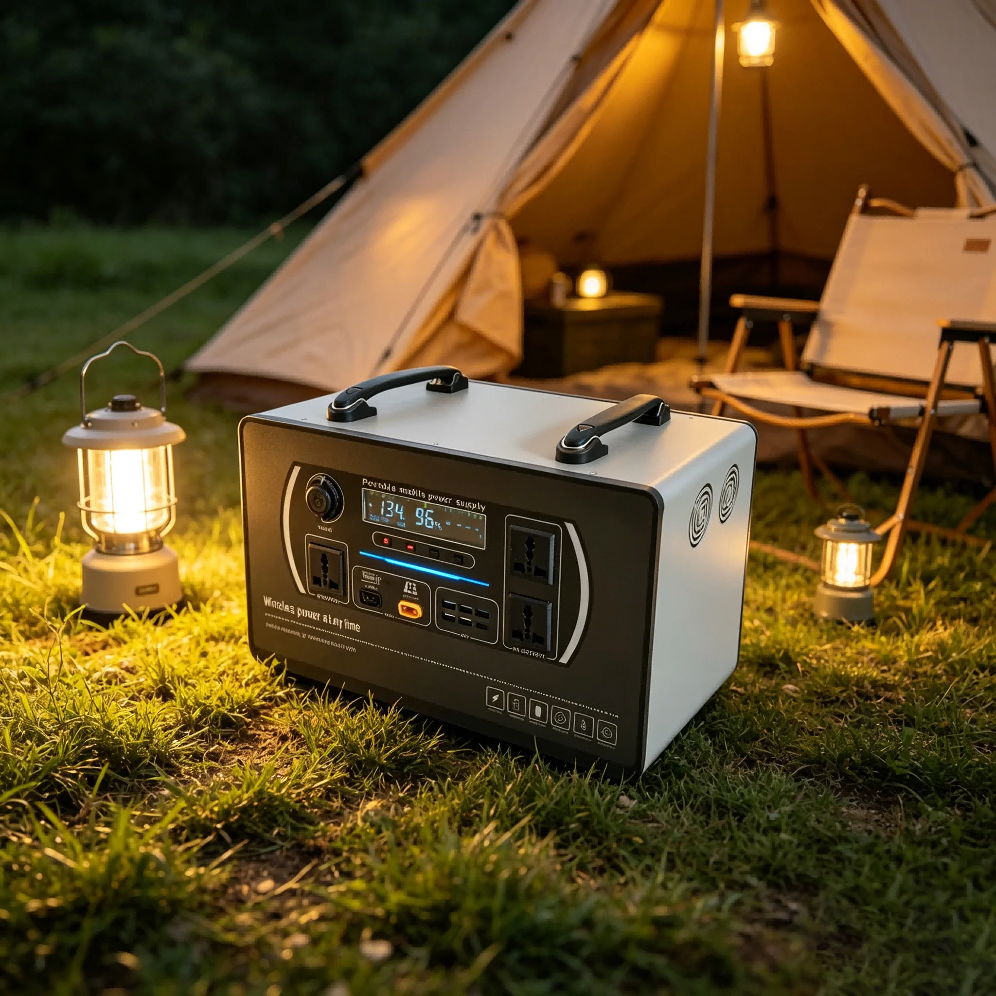 2026 2kW 3kW Portable Power Station 2048Wh 3840Wh LiFePO4 Solar Generator for Home Backup RV Campingpromote sales