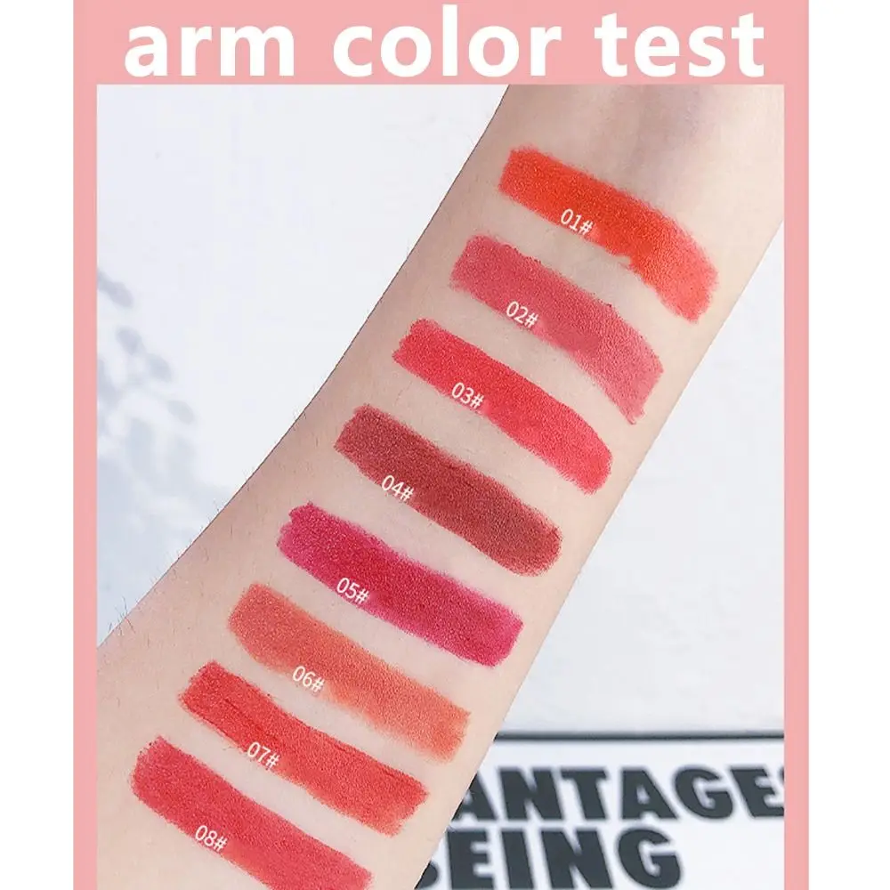 8 Farben Kosmetik Samt Lip liner Bleistift sexy wasserdichte Nebel Oberfläche Lip Liner lang anhaltende glatte Kontur Tönung Frauen