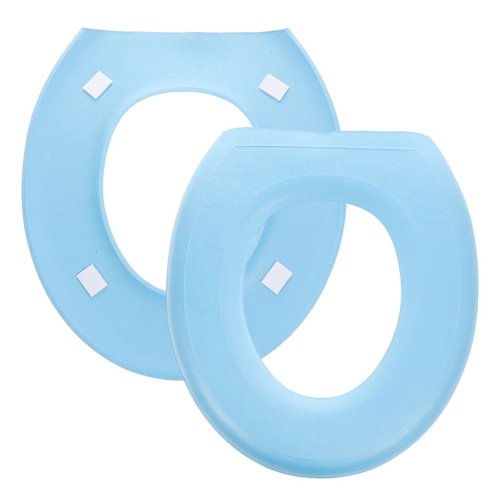

2pcs Toilet Pad Seat Cover Reusable Washable Eva Thickened Mat For Home Travel Portable Bathroom Cushion Toilet Covers Warm