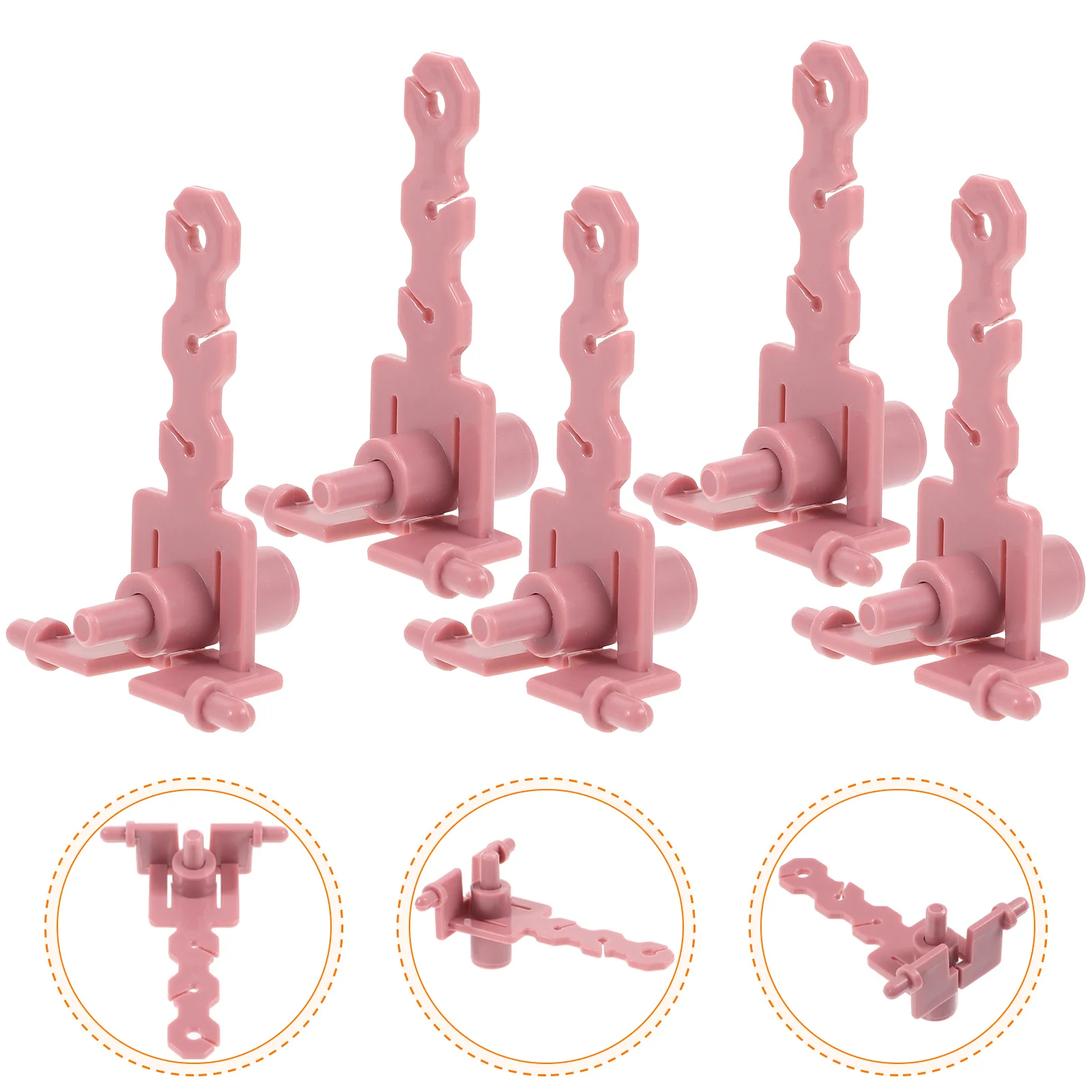 

5Pcs Replacement Plastic Knitting Machine Tensioners Adapter for Crochet Machine Knitting Supplies Sewing Supply