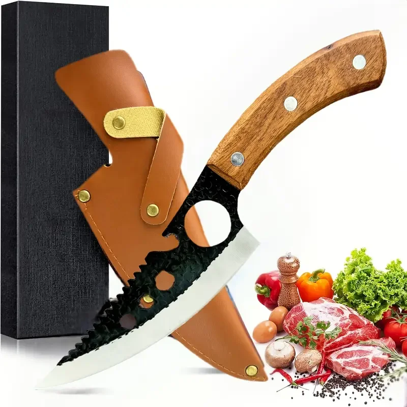 Multi-purpose Kitchen Knife Fish Scale Meat Cleaver Slicing Knife Stainless Steel Boning Knife Butcher Knife Kitchen Supplies