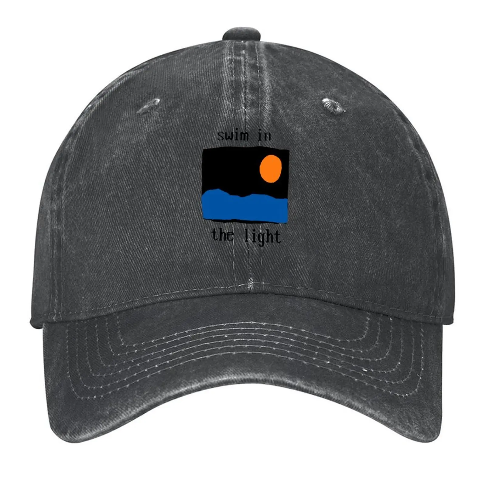 

Kid Cudi Swim In The Light Baseball Cap Golf luxury woman cap Uv Protection Solar Hat golf hat genuine Women Beach Fashion Men's