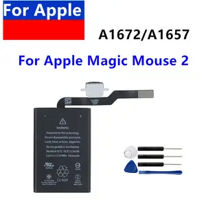 Bilashmart original A1672 3.61V 1956mAh 7.07Wh Mouse Wireless Battery Apple Magic Mouse 2 Wireless 020 00634 020 00633 + Tools
