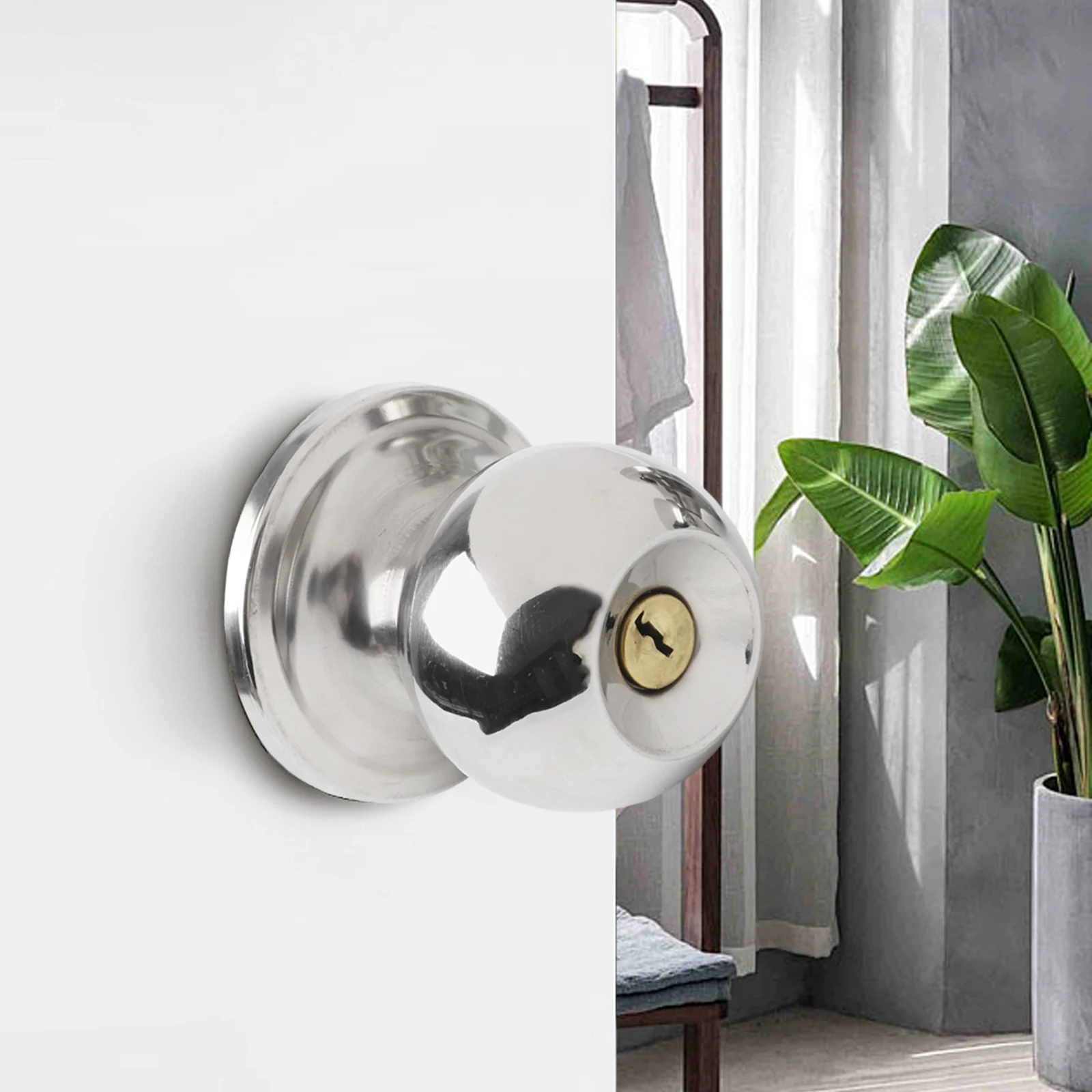 مجموعة الباب مقبض مقبض قفل الخصوصية ممر جولة المنزل الشظية الحمام دش مدخل الفولاذ المقاوم للصدأ العملي