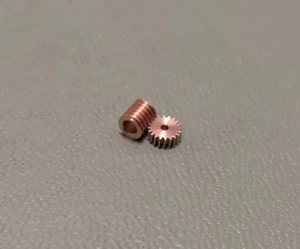 

M0.2 2.0 Hole Worm Gear 0.2 Module 20T Gear Static Change Gear