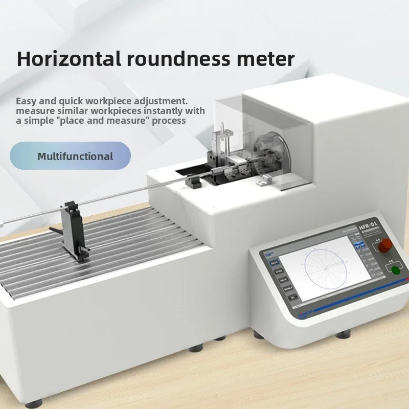 Horizontal roundness meter, measuring roundness, concentricity, parallelism, profilarity, verticality, testing profilometer