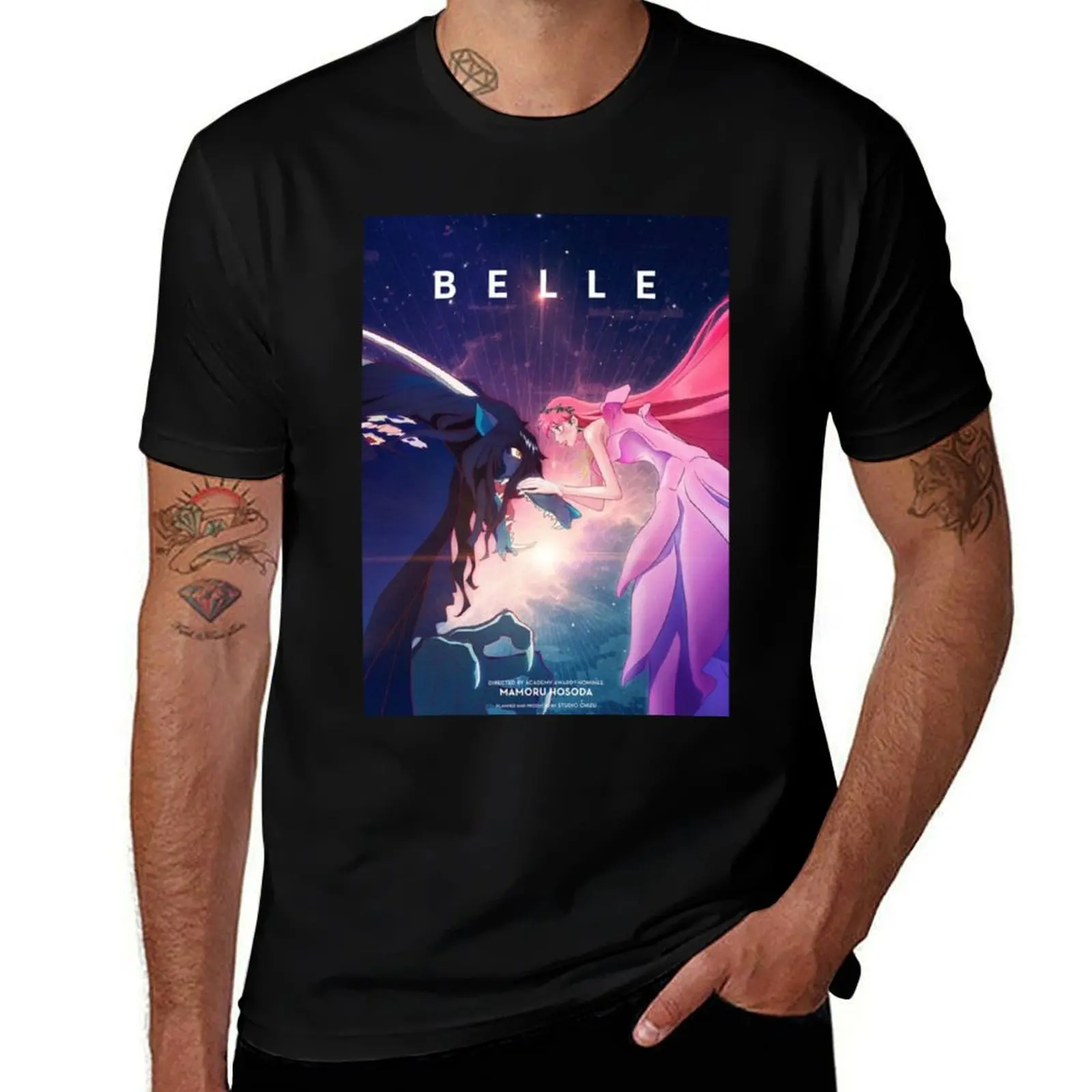 Belle Mamoru Hosoda (2022) Classic T-Shirt Work Utility Short Sleeve Shirt T-Shirt
