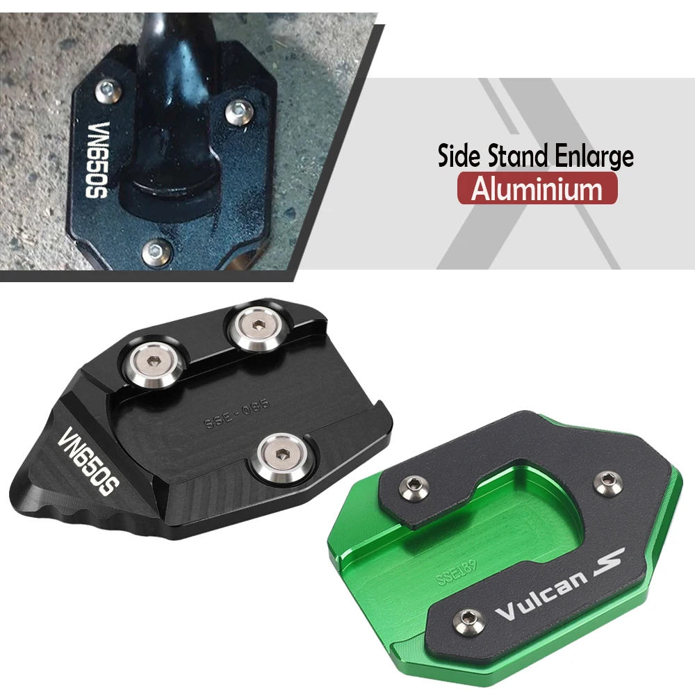 

Для KAWASAKI Vulcan S 650 VN650 2016 ~ 2025 2024 2016 2017 мотоциклетная боковая подставка, удлинитель, увеличительная пластина, крышка клапана шины
