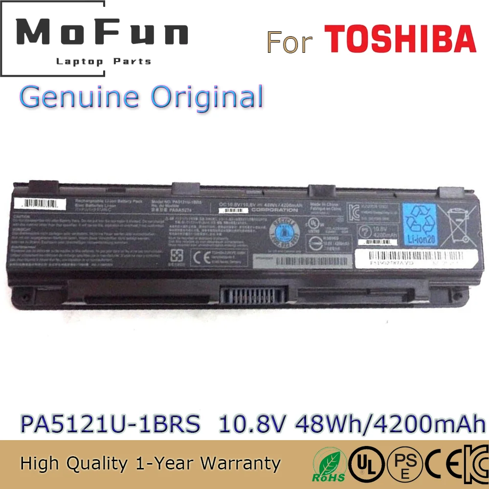 Brand New Original PA5121U-1BRS 10.8V 48Wh Laptop Battery for Toshiba Satellite P70 Satellite P70-A P75-A7100 A7200