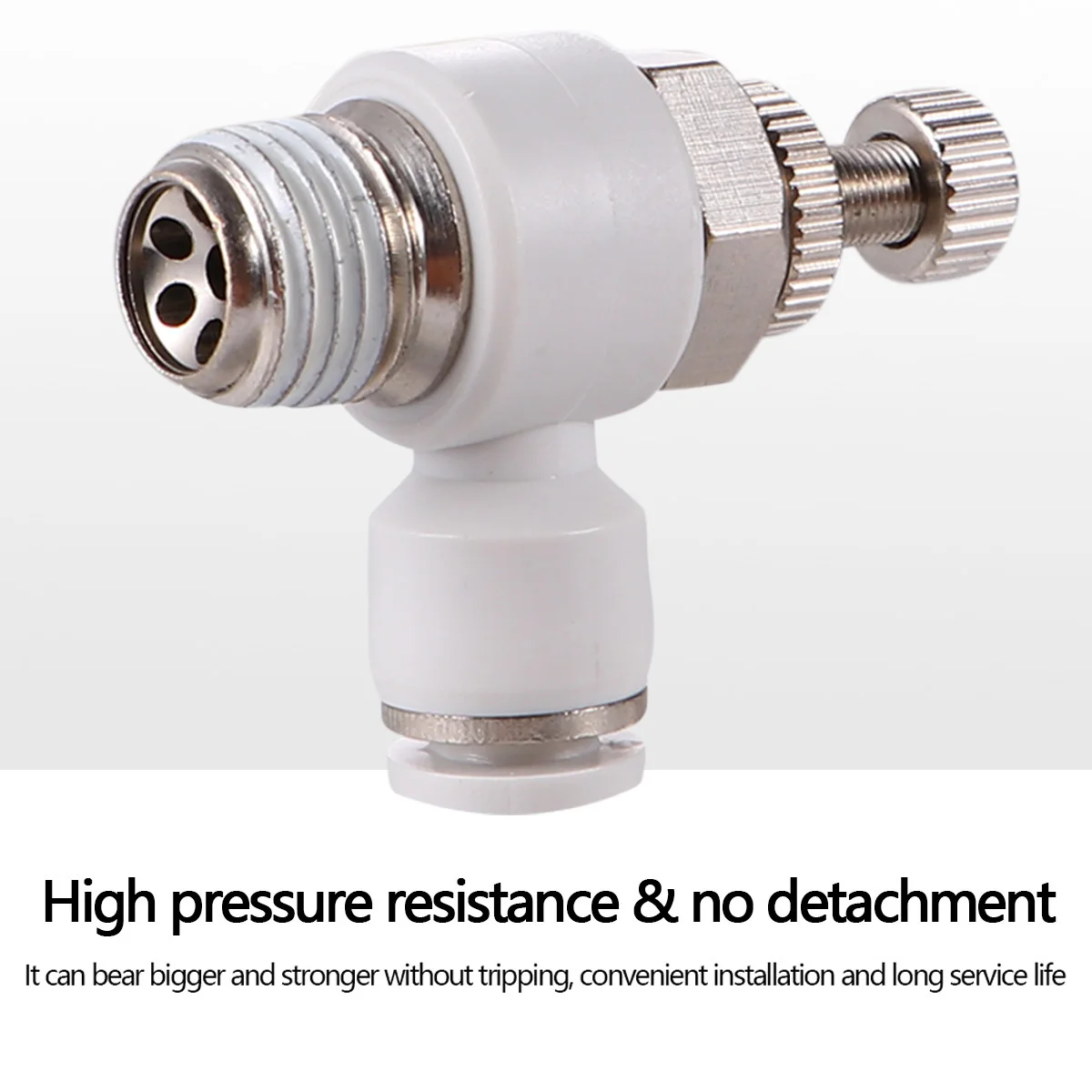 

4Pcs Air Control Ball Valve 6mm Tube Pneumatic Flow Limiting Manual Throttle Exhaust Control Valve for Machine Pressure