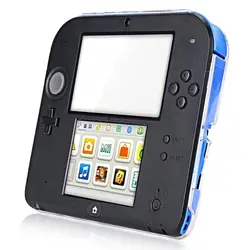 Protective Case Crystal Clear Shell for Nintendo 2DS Hard Case Game Accessories