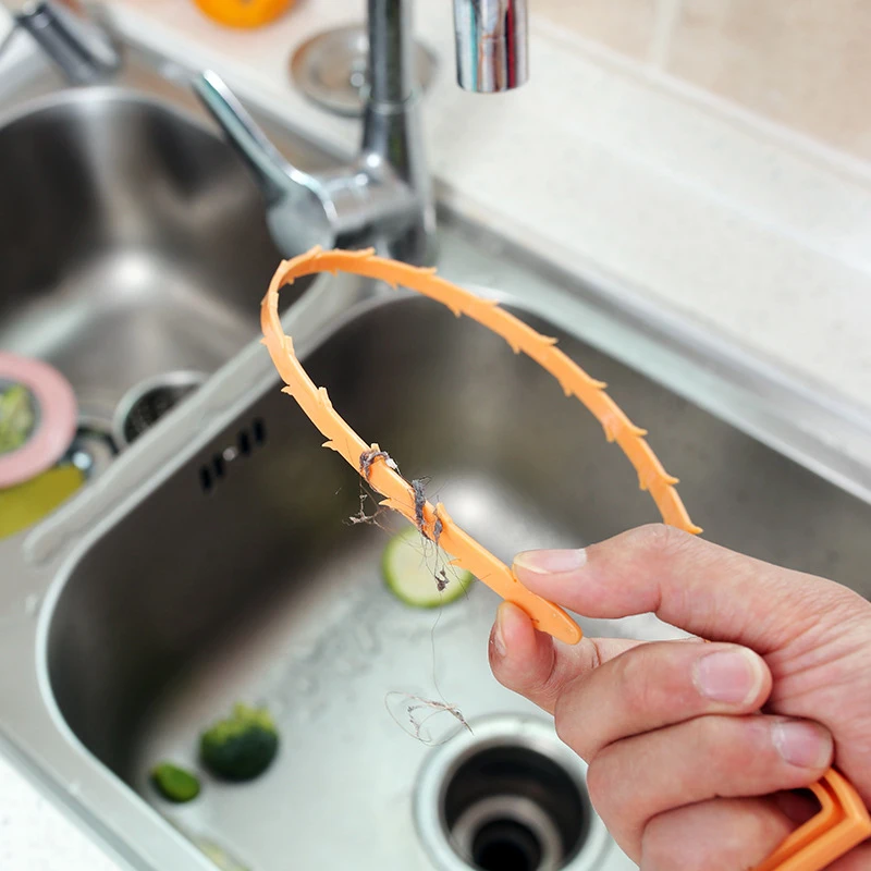 

Multi-Pack Drain Cleaner Hooks Professional Pipe Hair Removal Tool for Toilet Sink Outlet Sewer Dredging Kit Bathroom Clean Tool