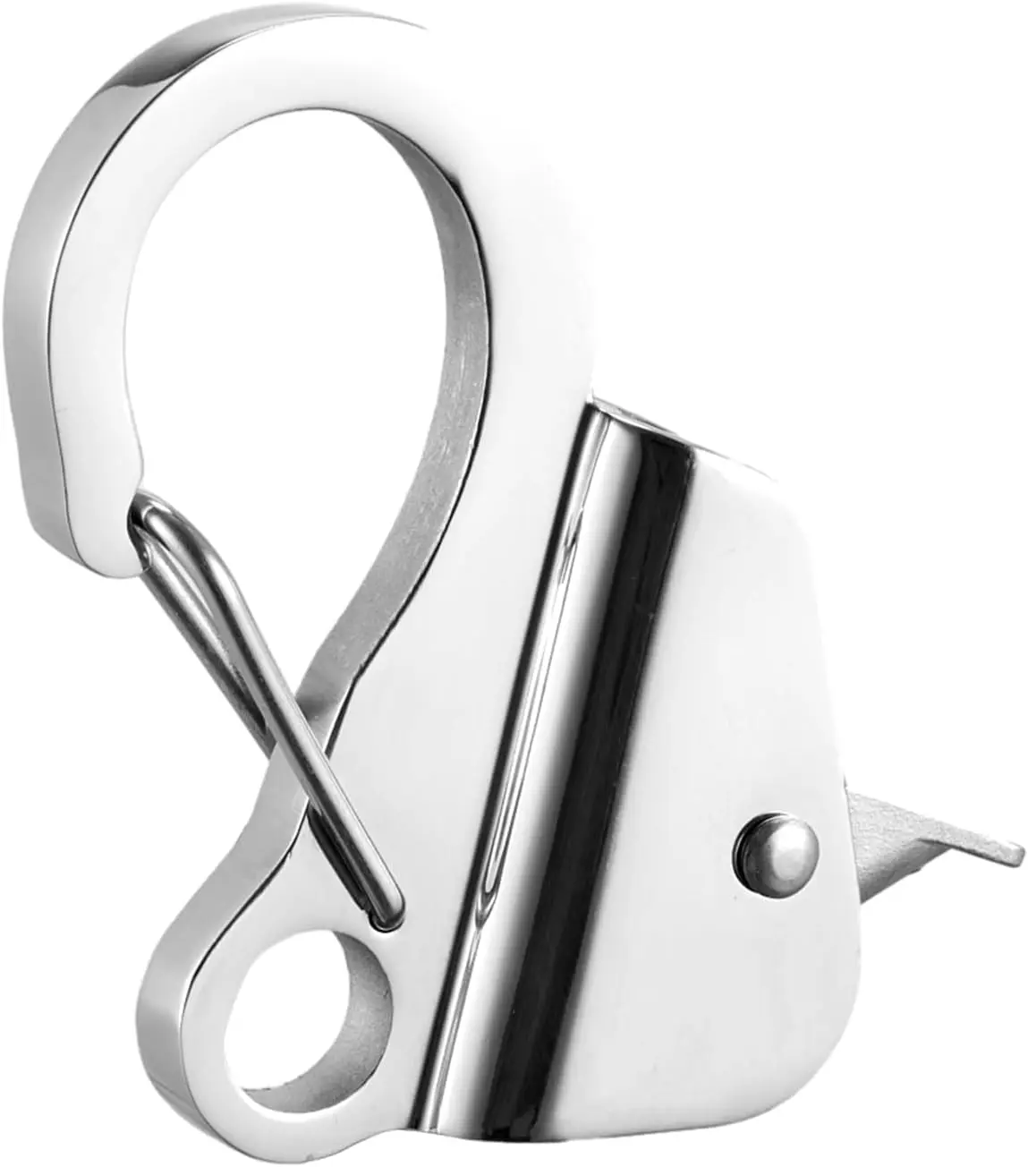 

Boat Anchor Hook, 304 Stainless Steel Slide Anchor, Knotless Anchor System, 3/8" - 5/8" Boat Anchor Rope,Holds 3700 LBS