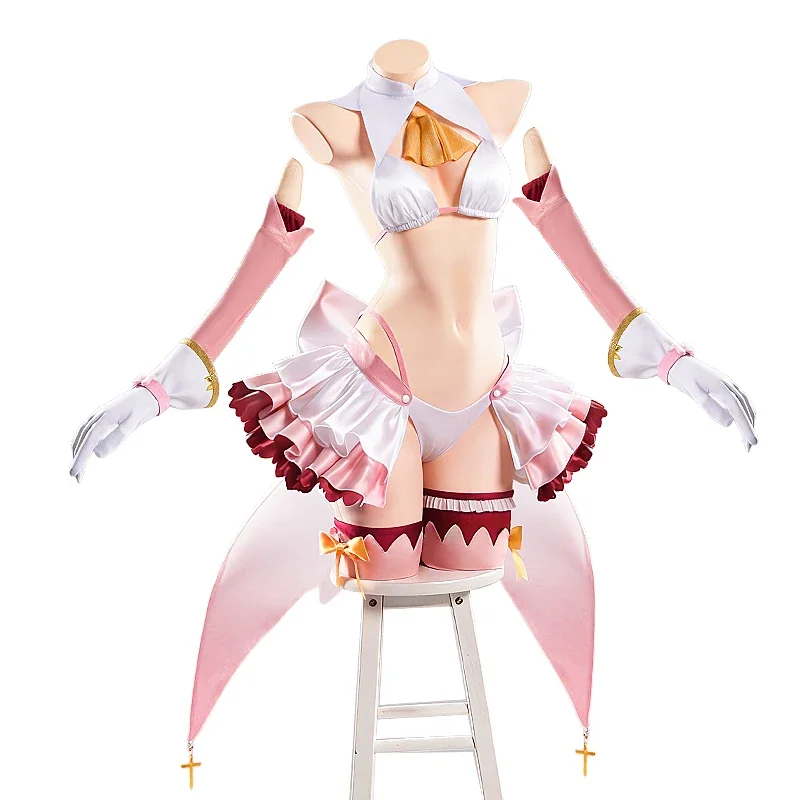 

Anime Fate Illyasviel Cosplay Costume Women Sexy Bikini Bras Skirt Set Sweet Bunny Girl Uniform Halloween Carnival Party Clohtes