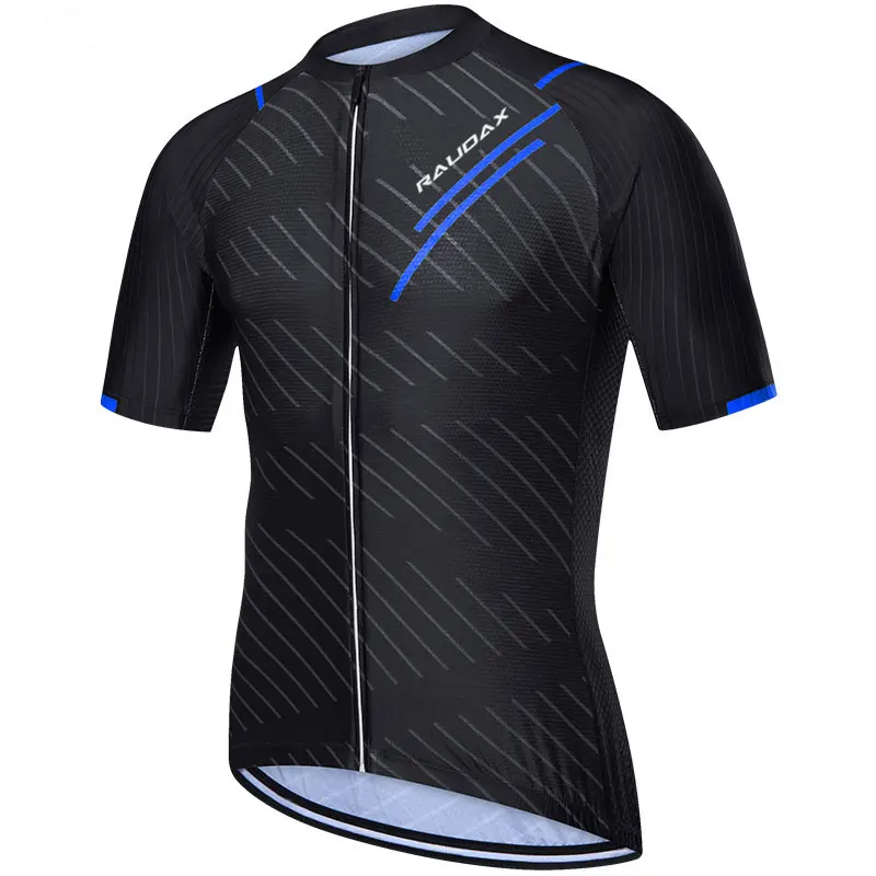 

RAUDAX-Anti-UV Bicycle Jersey for Men, Cycling Jerseys, Road Racing Shirts, Breathable Quick-Dry Bike Short Sleeves, MTB, Summer