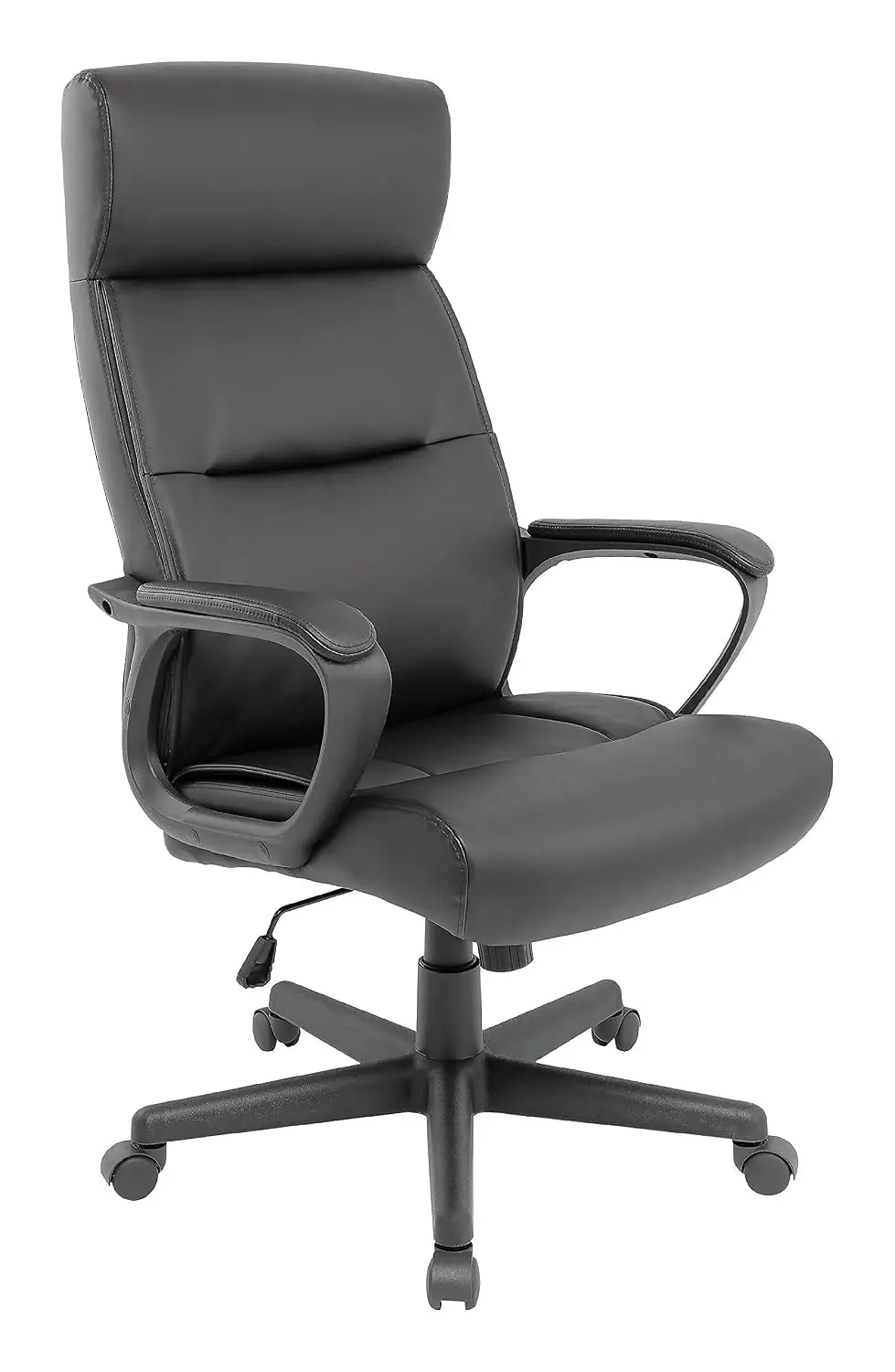 High Back Manager Office Chair, Faux Leather Swivel Seat, Adjustable Height Ergonomic Office & Home, Black, Customized