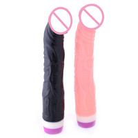 23CM Realistic Dildo G-Spot Stimulate Texture Vibrator Flexible Penis Classic Cock Sex Masturbation Toys For Women Waterproof