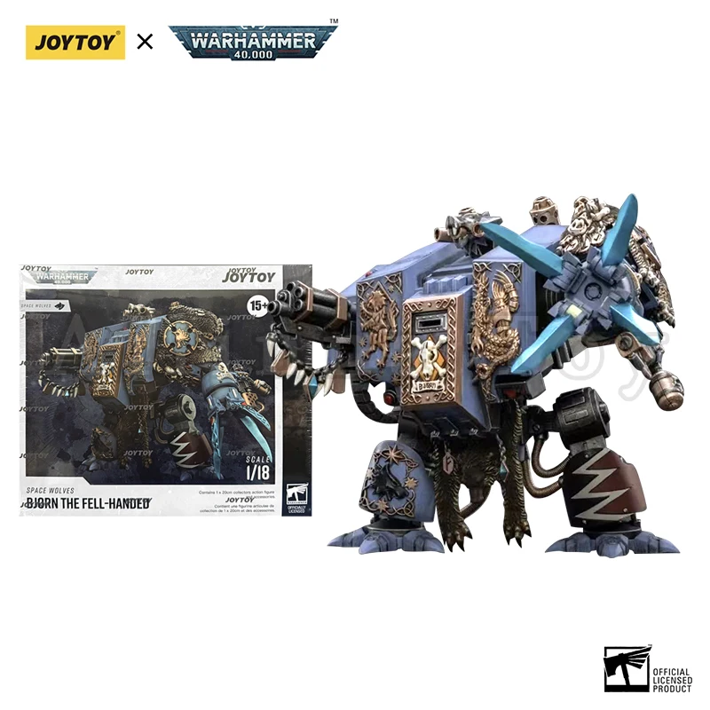 JOYTOY 1/18 عمل الشكل Mecha 40K سبيس وولفز بيورن نسخة إعادة إصدار أنيمي لعبة مجسمة هدية