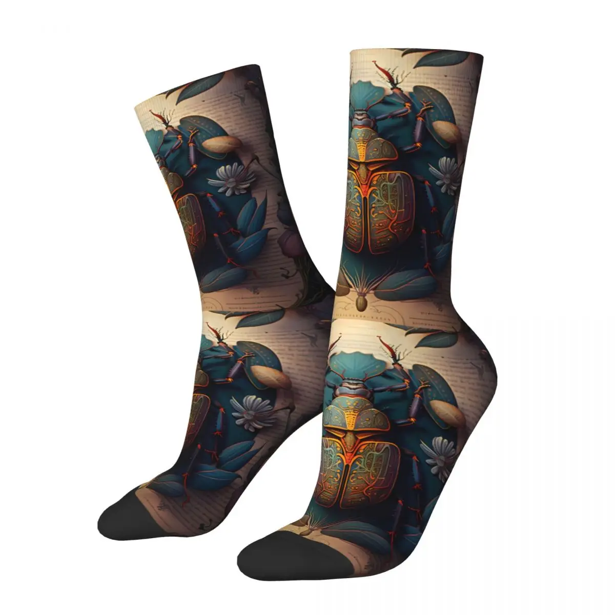 Beetle Sock Printed Man Polyester