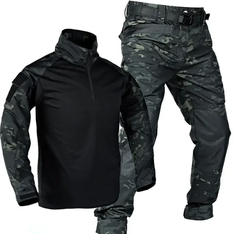 

Outdoor G3 Tactical Set Men's New Camouflage Hunting Training Suit Quick Drying Long Sleeved Casual Color Matching Two-piece Set