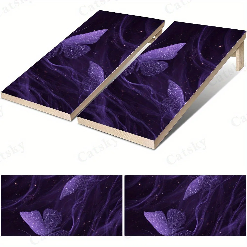 

Purple Flame Butterfly Fantasy Decor Sticker,High Value! 2D Flat Vinyl Sandboard Decals - Budget-Friendly and High Value, Bubble