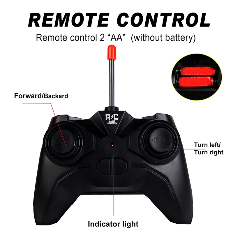 ﻿   Świecący samochodzik 1:22 Mini RC Car Crawler Symulacja Buggy Elektryczny Model Samochodu Zdalnie Sterowany RTR Samochód Wyścigowy Sterowany Radiem ﻿