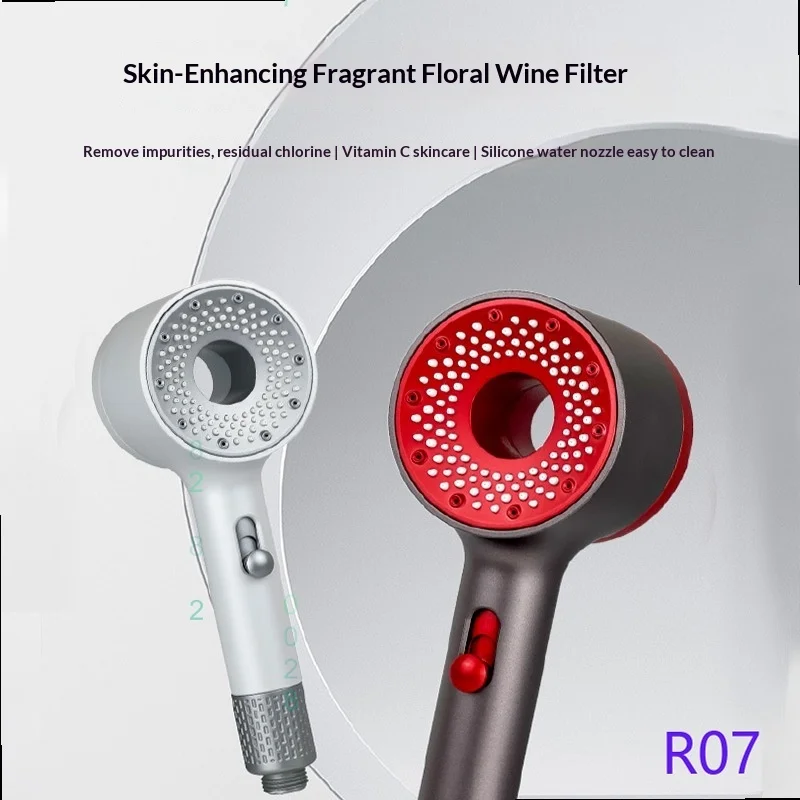 High Pressure Aromatherapy Shower Head with Filter, Skin Care Fragrance Shower Head for Bath