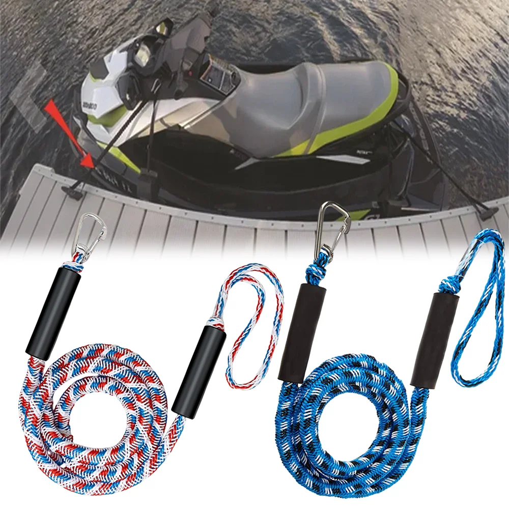 

Boat Dock Line Bungee Cord Marine Rope Boat Mooring Tool Kayaks Watercraft Fishing Lanyard Jet Skis Pontoons Canoes Power Boats