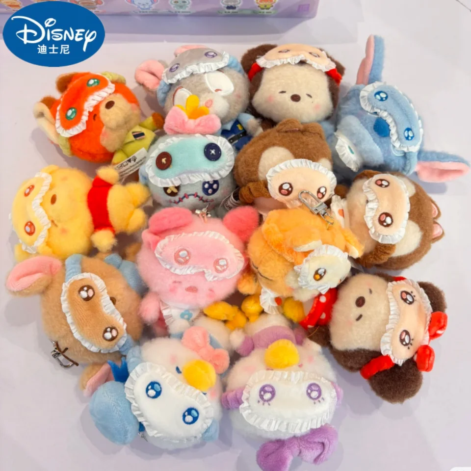 

Toptoy Disney Pajama Series Blind Box Plush Dolls Collectible Stitch Judy Nick Trendy Surprise Mysterious Toy for Fans