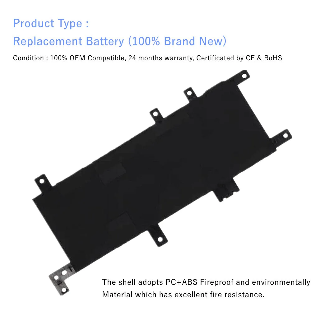 C21N1634 Laptop Battery for ASUS VivoBook R542U R542UR X542U FL5900L FL8000L A580U X580U X580B 2ICP4/59/134